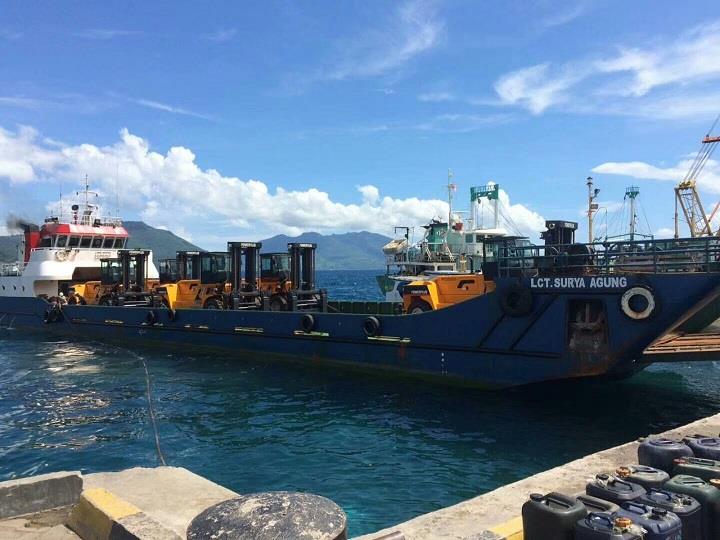 ağır yük forklift 25 ton teslim