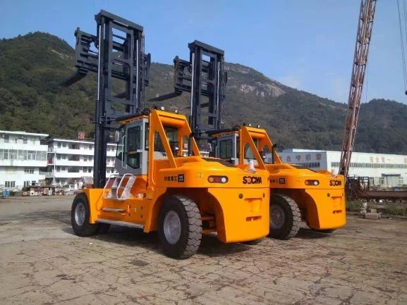25 Ton Heavy Forklift Truck New Style Work In Port And Depot