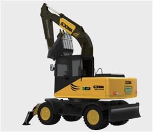 15t Tekerlekli Ekskavatör Lityum Pille Çalışan